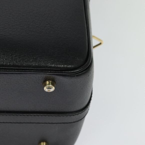 GUCCI Bamboo Hand Bag Leather Black Gold 013 2122 013 2122 - Picture 13 of 16